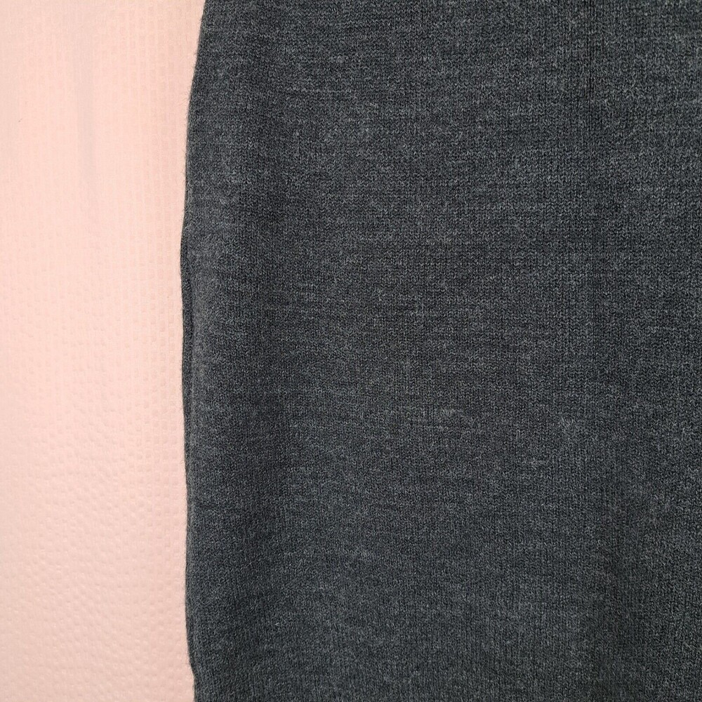 Vintage Partners Women Knit Gray Acrylic Skirt Soft Classic Elastic Size M - Picture 8 of 9